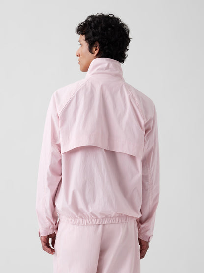Açık Pembe Gap × Malbon Textured Poplin Anorak Ceket