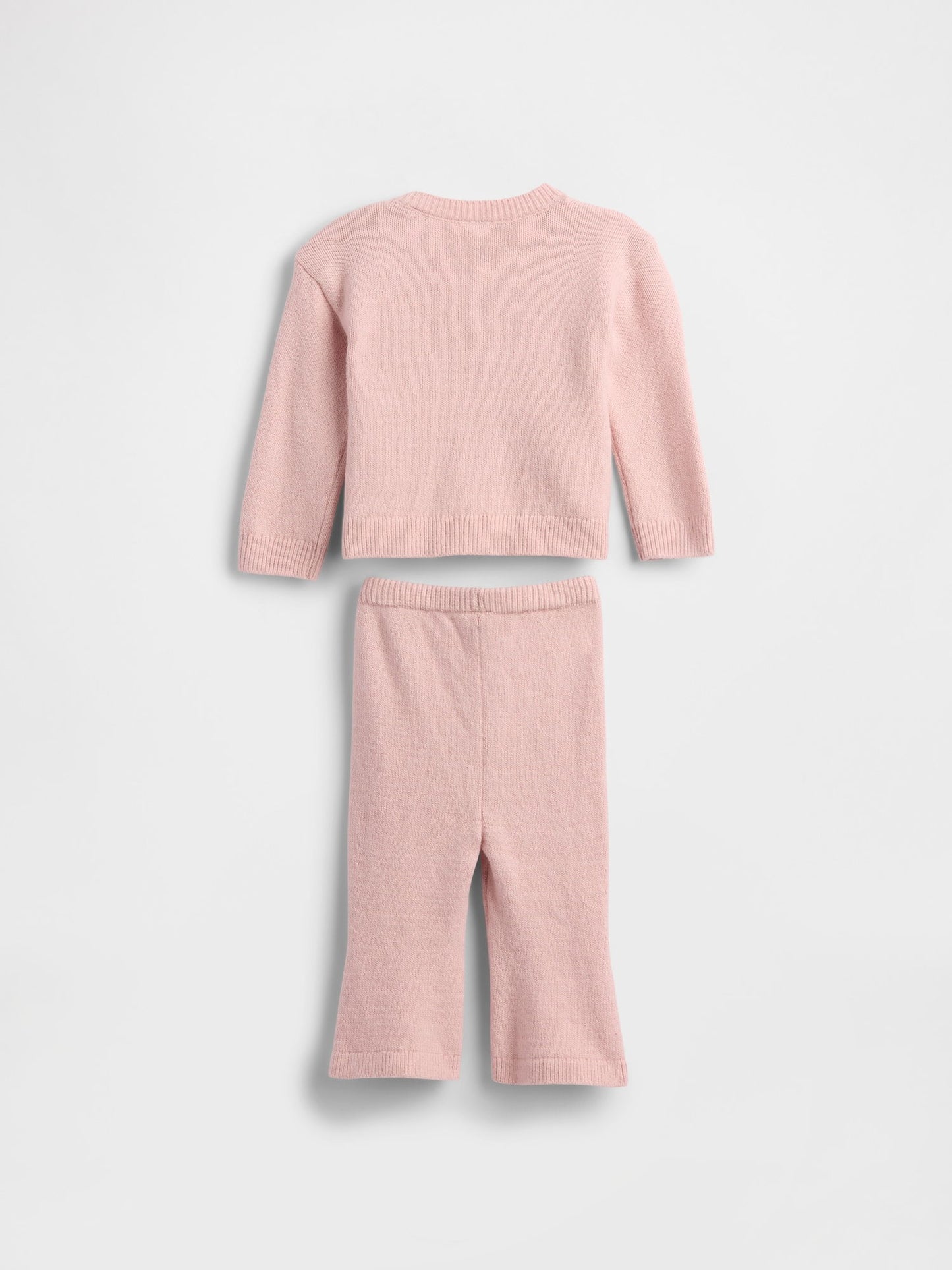 Pembe Cashsoft Ayı Cep Hırka Set