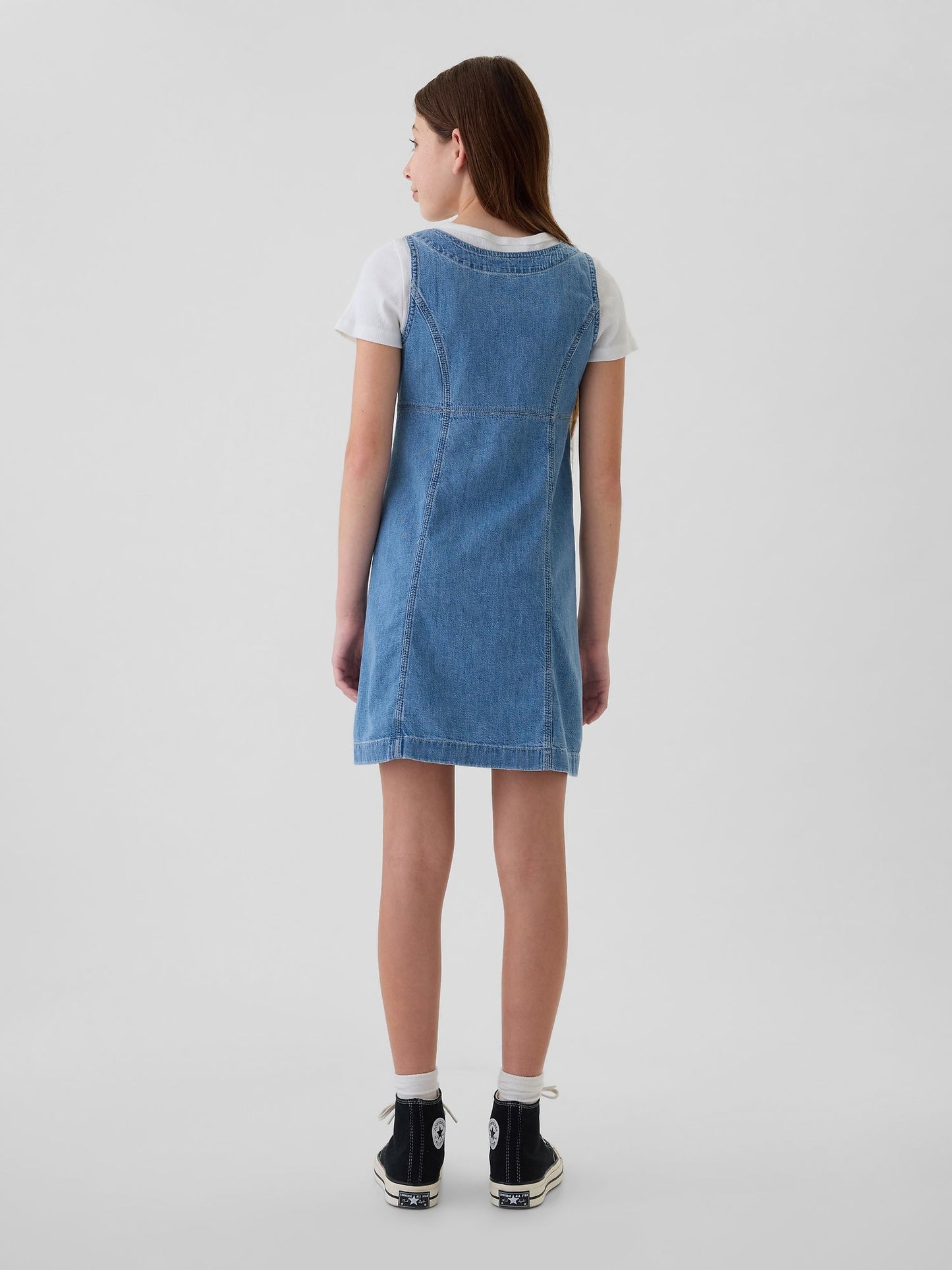 Mavi Archive Button Denim Mini Elbise