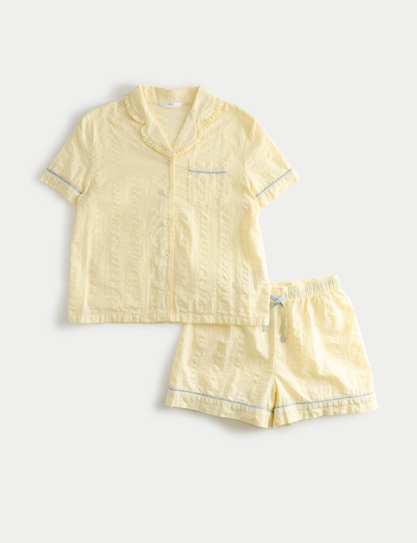 Saf Pamuklu Pijama Takımı