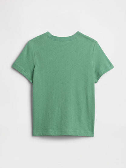 Yeşil Disney Toy Story Logo T-shirt