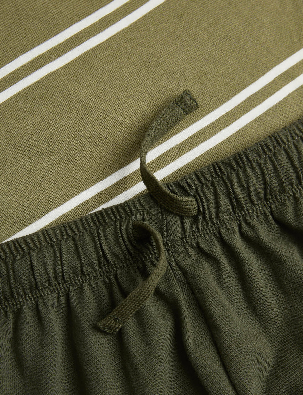 Saf Pamuklu Doğa Temalı Pijama Takımı