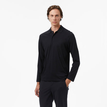 Nautica Erkek Siyah Classic Fit Polo Yaka T-shirt