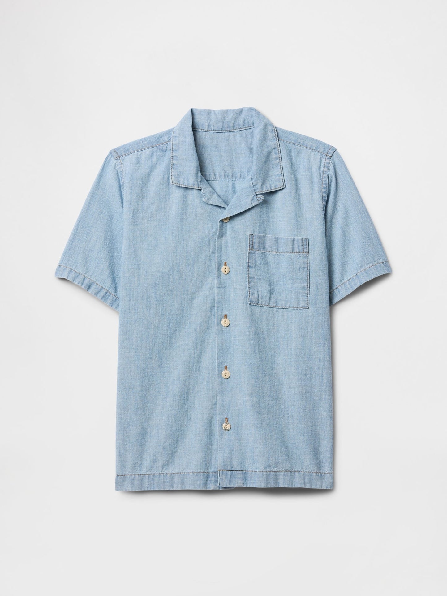 Mavi Chambray Boxy Vacay Gömlek