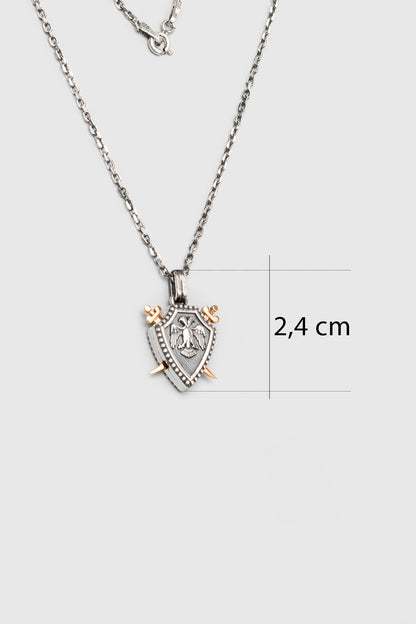 Selçuklu Kartalı Figürlü Gümüş Erkek Kolye 07259799999