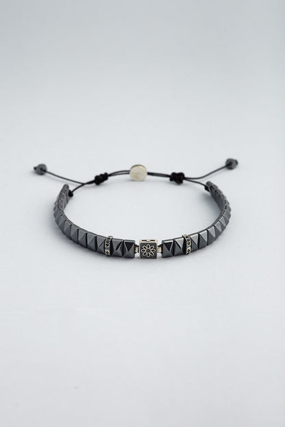 Selçuklu Yıldızı 18 Ayar Beyaz Altın Kaplama Gümüş Bileklik 07273519999