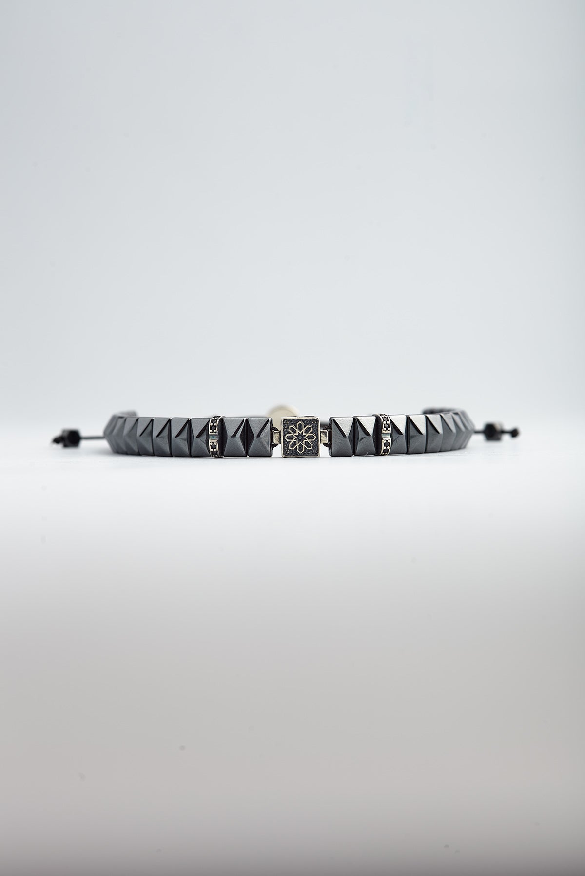 Selçuklu Yıldızı 18 Ayar Beyaz Altın Kaplama Gümüş Bileklik 07273519999