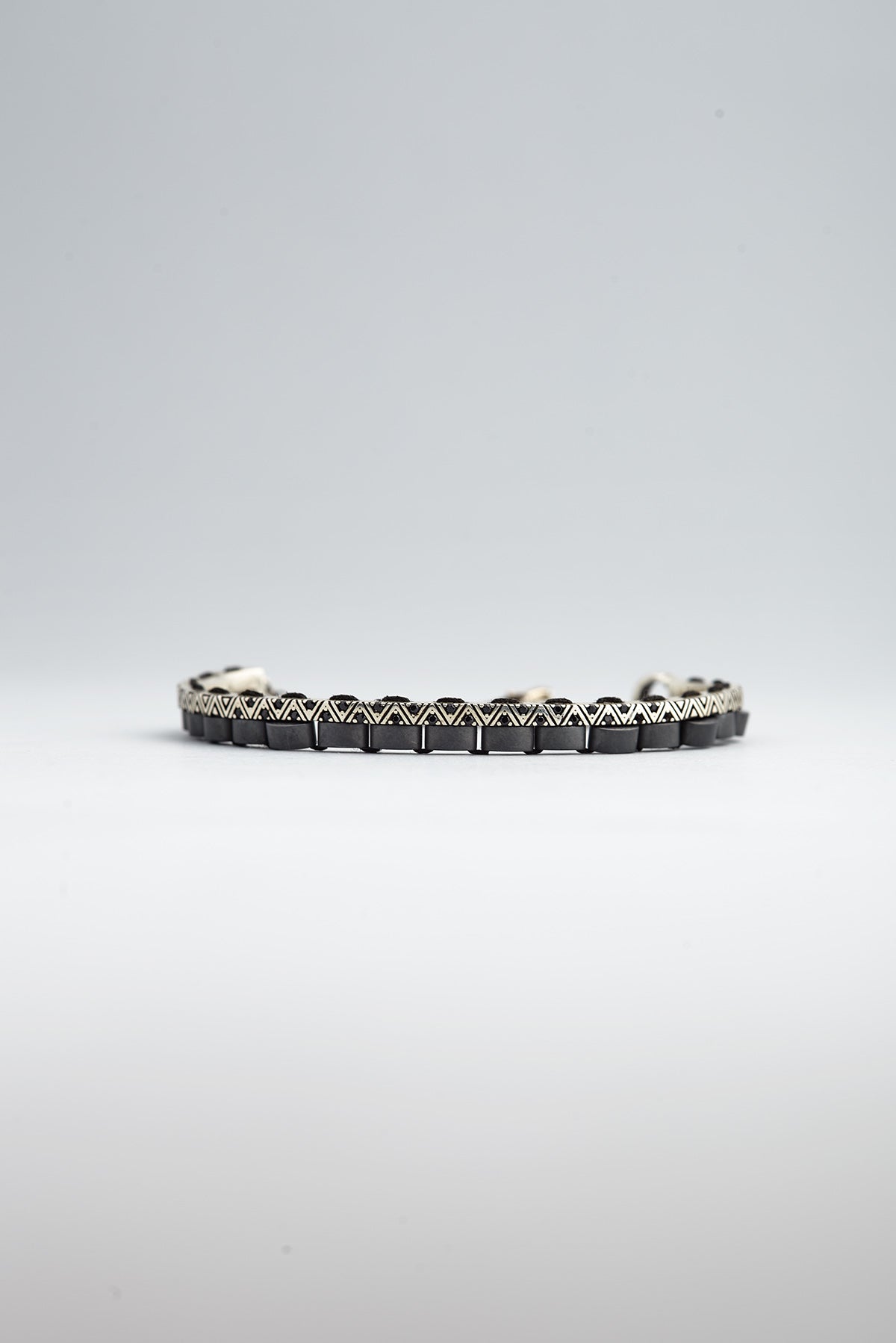 Hematit Taşlı Antik Gümüş Erkek Bileklik 07273629999