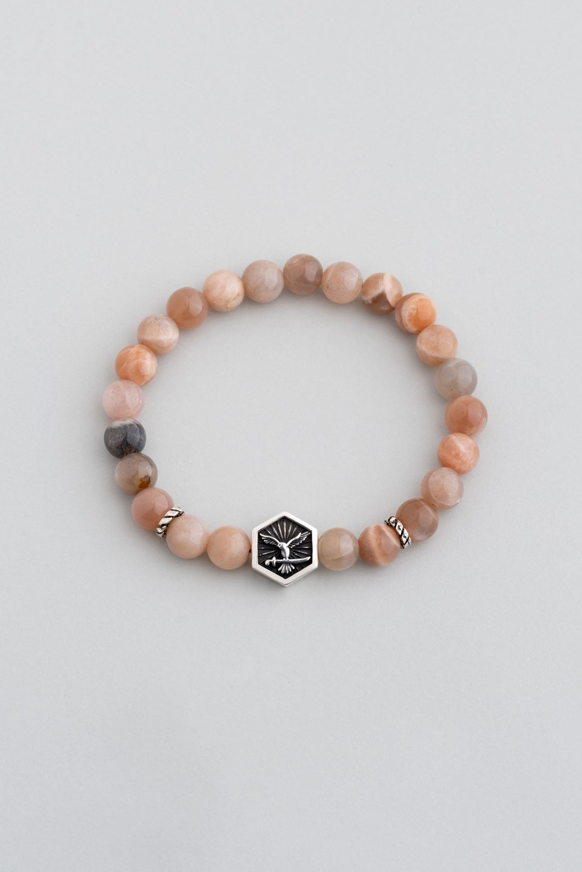 Attila'nın Kılıcı Gümüş Güneş Taşlı Ayarlanabilir Erkek Bileklik 07273660399