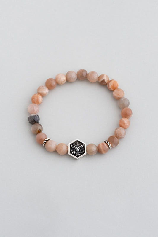 Attila'nın Kılıcı Gümüş Güneş Taşlı Ayarlanabilir Erkek Bileklik 07273660399