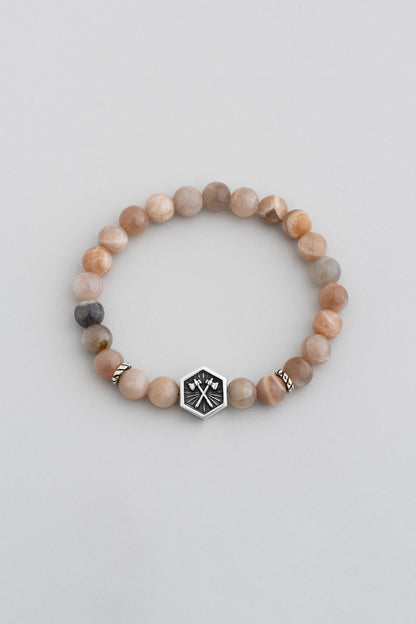 Attila'nın Kılıcı Gümüş Güneş Taşlı Ayarlanabilir Erkek Bileklik 07273660399