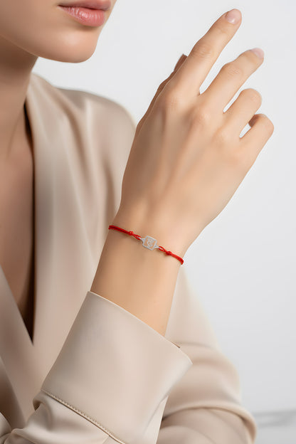 So Chic Bilge Baykuş 18 Ayar Beyaz Altın Kaplama Ayarlanabilir Gümüş Bileklik 07286960899