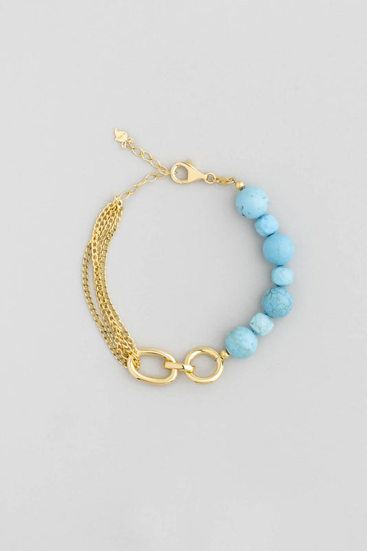 Mistik Yolculuk 18 Ayar Sarı Altın Kaplama 21 Cm Gümüş Bileklik 07293381644