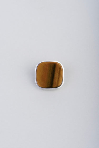 Modify Koleksiyonu Kaplan Gözü Taşlı Gümüş Yüzük Parçası 07296019299