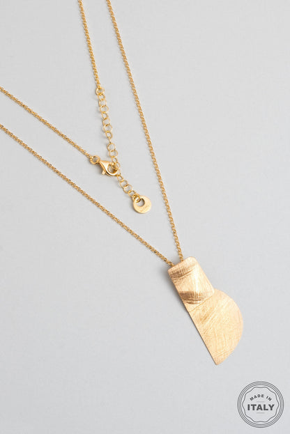 Antik Miras 18 Ayar Sarı Altın Kaplama 45 Cm Gümüş Tasarım Kolye 07303094499