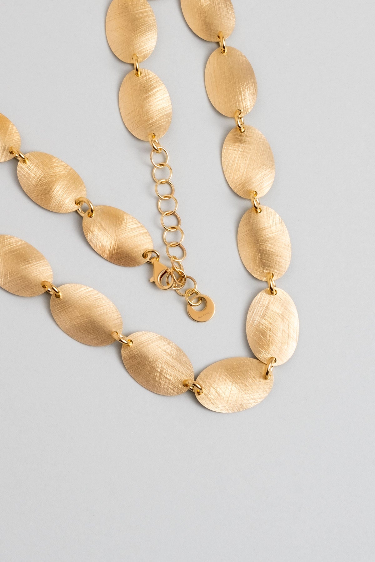 Antik Hazine 18 Ayar Sarı Altın Kaplama 80 Cm Gümüş Tasarım Kolye 07303114499