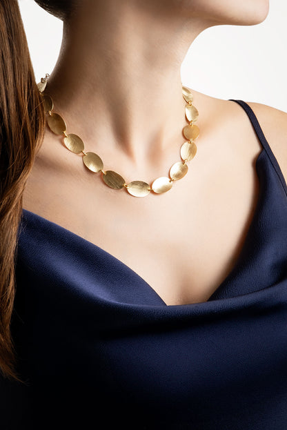 Antik Hazine 18 Ayar Sarı Altın Kaplama 80 Cm Gümüş Tasarım Kolye 07303114499