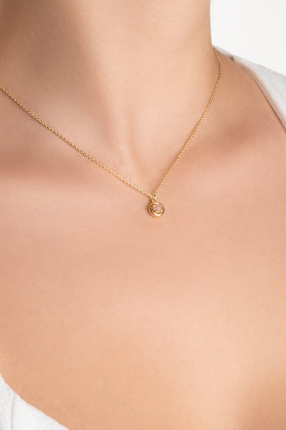 Kuvars Serüveni 18 Ayar Sarı Altın Kaplama 44 Cm Gümüş Kolye 07303200344