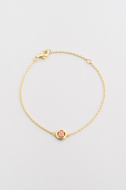 Kuvars Serüveni 18 Ayar Sarı Altın Kaplama 19 Cm Gümüş Bileklik 07303220344