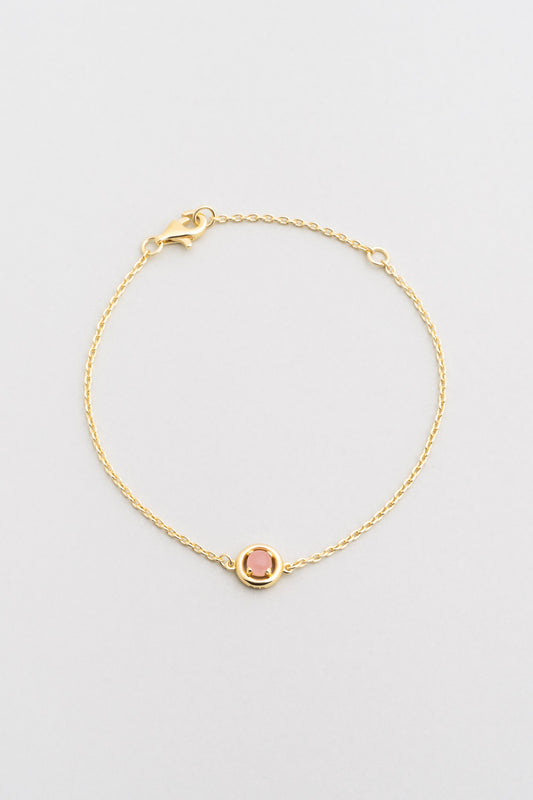 Kuvars Serüveni 18 Ayar Sarı Altın Kaplama 19 Cm Gümüş Bileklik 07303220344