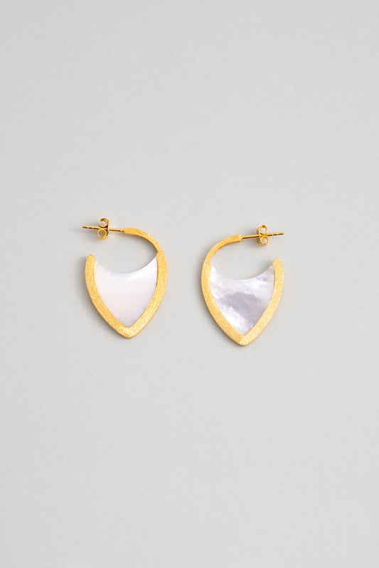 Petra Işıtısı 18 Ayar Sarı Altın Kaplama Gümüş Küpe 07303314644