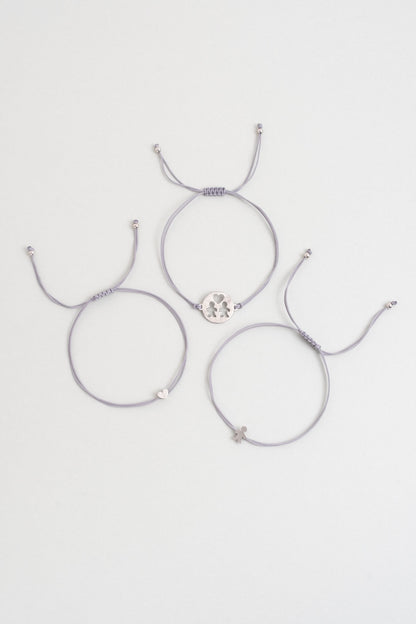 Anne Ve Çocukları 18 Ayar Beyaz Altın Kaplama Gümüş Bileklik 07308529099