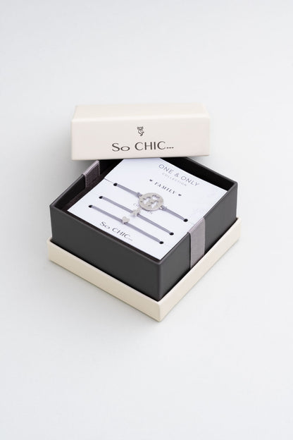 Anne Ve Çocukları 18 Ayar Beyaz Altın Kaplama Gümüş Bileklik 07308529099