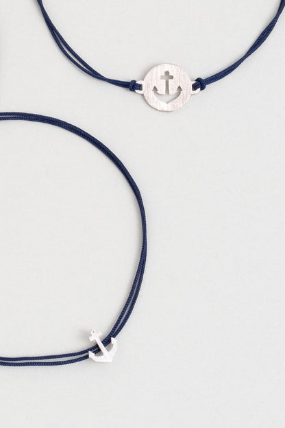 Baba Ve Oğul 18 Ayar Beyaz Altın Kaplama Gümüş Çapa Bileklik 07308551299