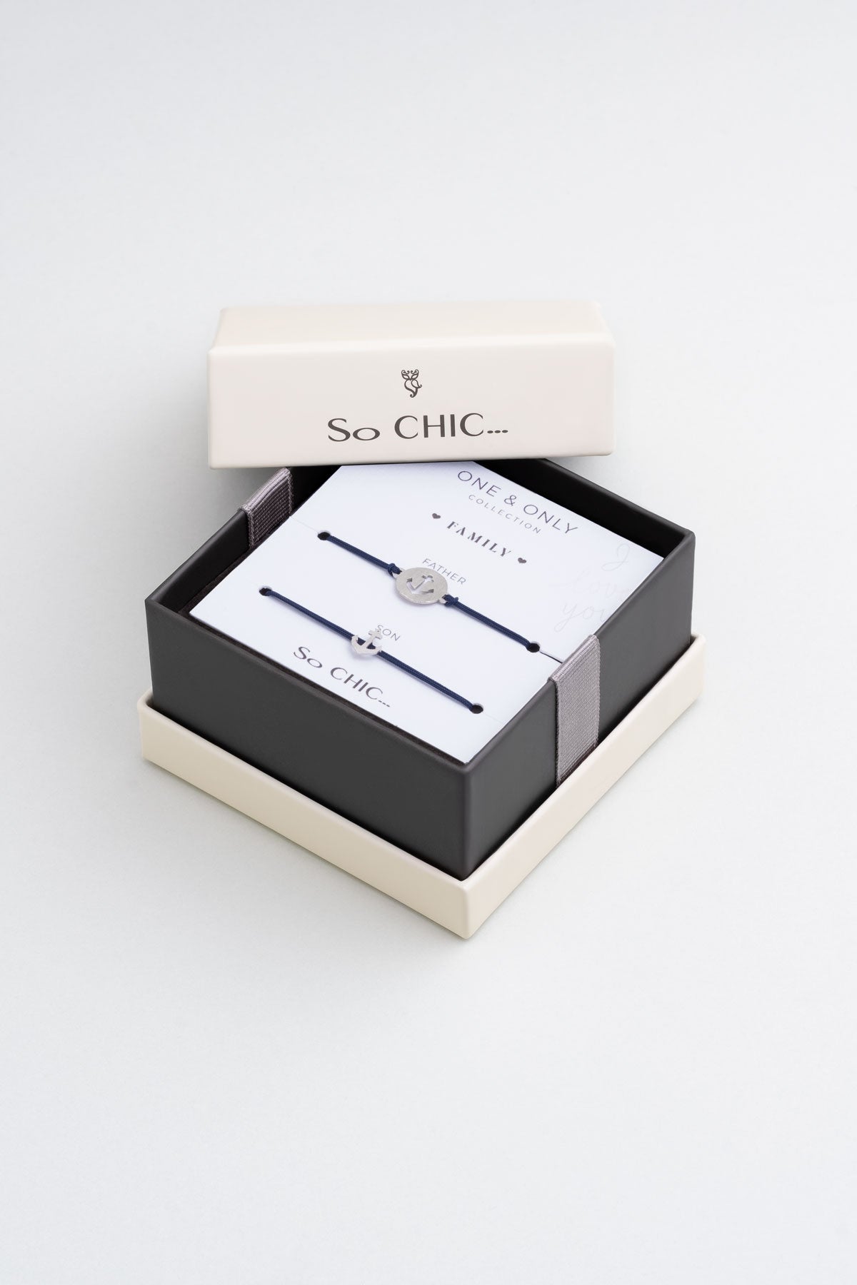 Baba Ve Oğul 18 Ayar Beyaz Altın Kaplama Gümüş Çapa Bileklik 07308551299