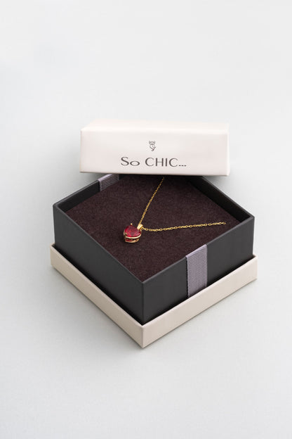 Gizemli Kalp 18 Ayar Sarı Altın Kaplama 45 Cm Gümüş Kolye 07309063944