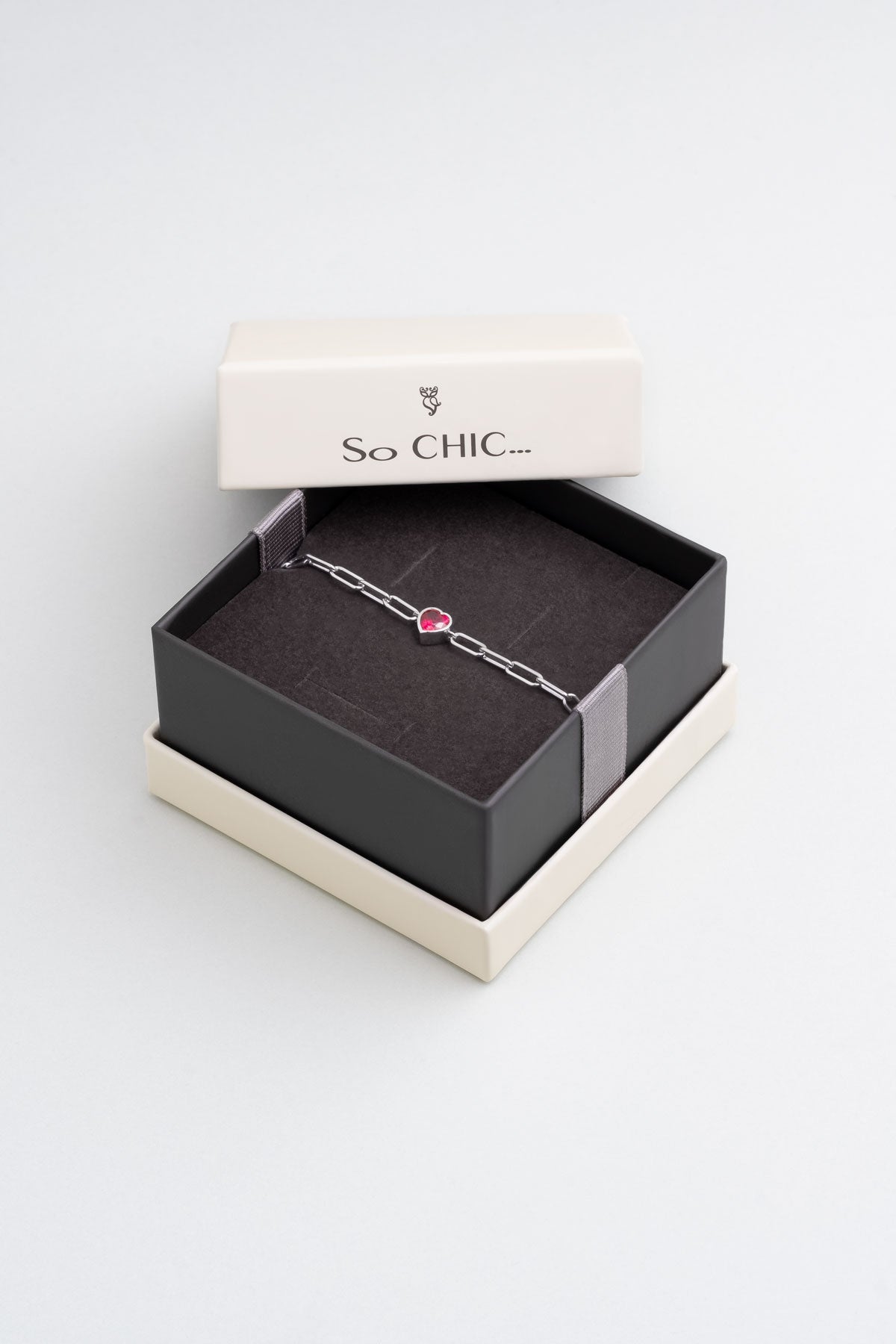 Gizemli Kalp 18 Ayar Beyaz Altın Kaplama 20 Cm Gümüş Bileklik 07309077299