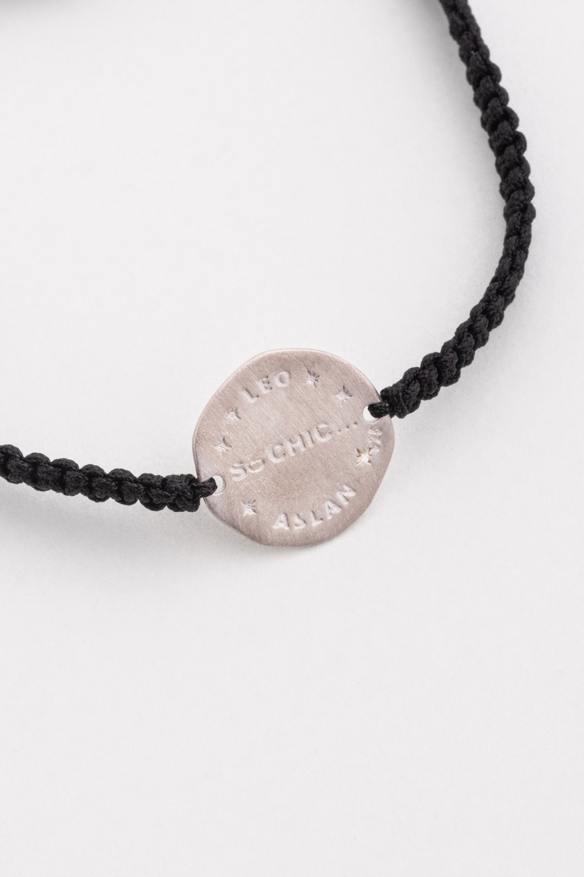 Aslan Burcu 18 Ayar Beyaz Altın Kaplama Ayarlanabilir Erkek Gümüş Bileklik 07310045499