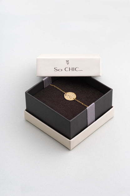 Oğlak Burcu 18 Ayar Sarı Altın Kaplama 20 Cm Gümüş Bileklik 07310297244