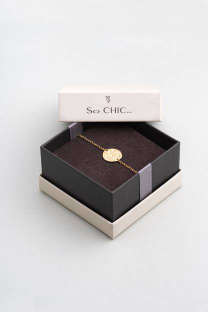 Balık Burcu 18 Ayar Sarı Altın Kaplama 20 Cm Gümüş Bileklik 07310310344