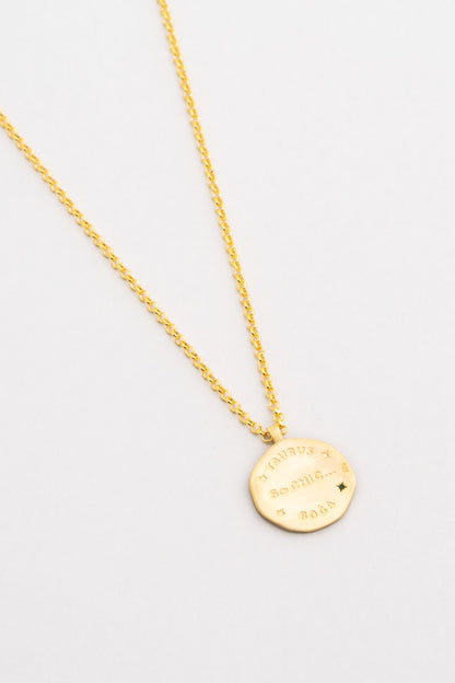 Boğa Burcu 18 Ayar Sarı Altın Kaplama 45 Cm Gümüş Kolye 07310410444