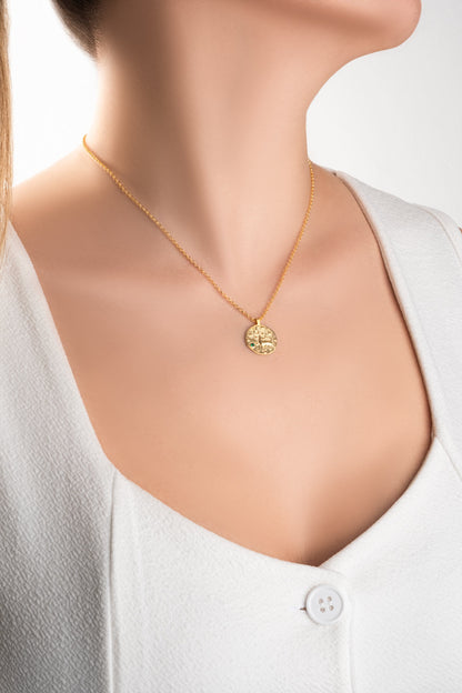 Boğa Burcu 18 Ayar Sarı Altın Kaplama 45 Cm Gümüş Kolye 07310410444