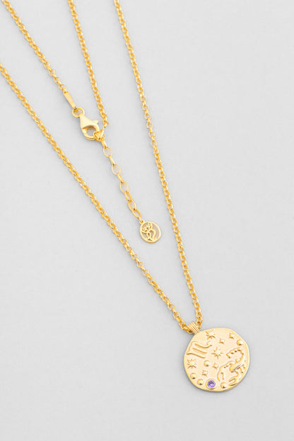 Akrep Burcu 18 Ayar Sarı Altın Kaplama 45 Cm Gümüş Kolye 07310478944