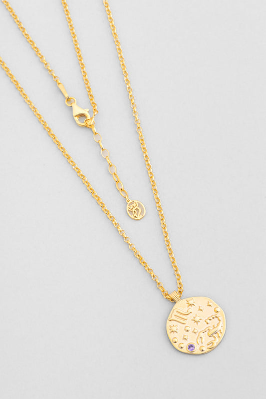 Akrep Burcu 18 Ayar Sarı Altın Kaplama 45 Cm Gümüş Kolye 07310478944