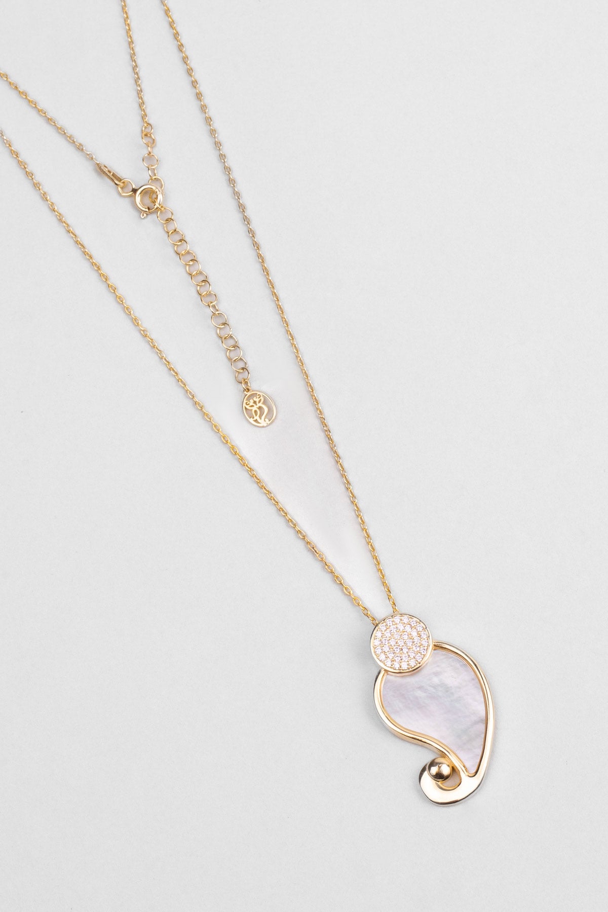 Ayışığı Masalı 18 Ayar Sarı Altın Kaplama 45 Cm Gümüş Kolye 07310614644