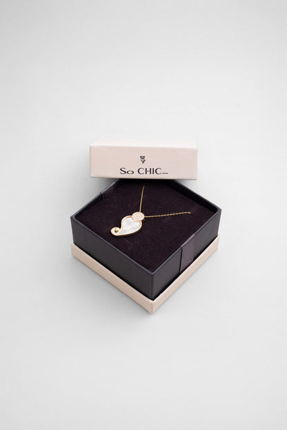 Ayışığı Masalı 18 Ayar Sarı Altın Kaplama 45 Cm Gümüş Kolye 07310614644