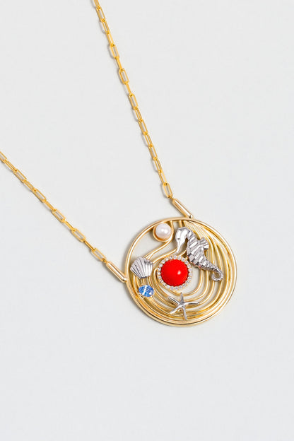 Mercan Dünyası 18 Ayar Sarı Altın Kaplama 55 Cm Gümüş Zincir Kolye 07310900844