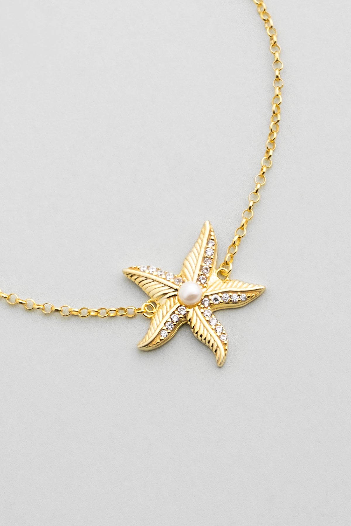 Inci Yıldızı 18 Ayar Sarı Altın Kaplama 19 Cm Gümüş Bileklik 07311236244