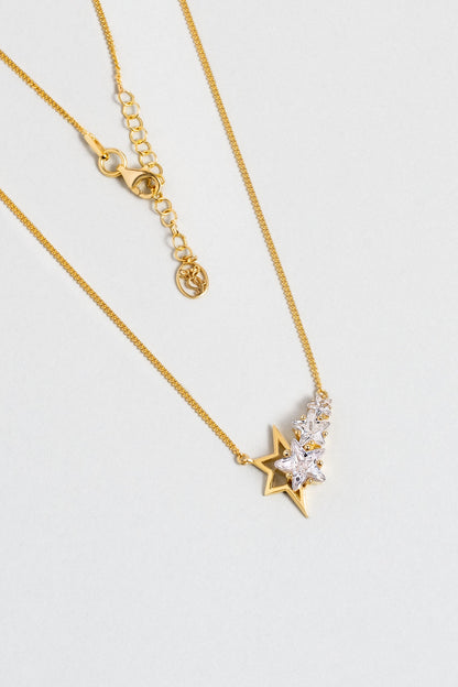 Nova 18 Ayar Sarı Altın Kaplama Gümüş 47 Cm Gümüş Kolye 07312030144