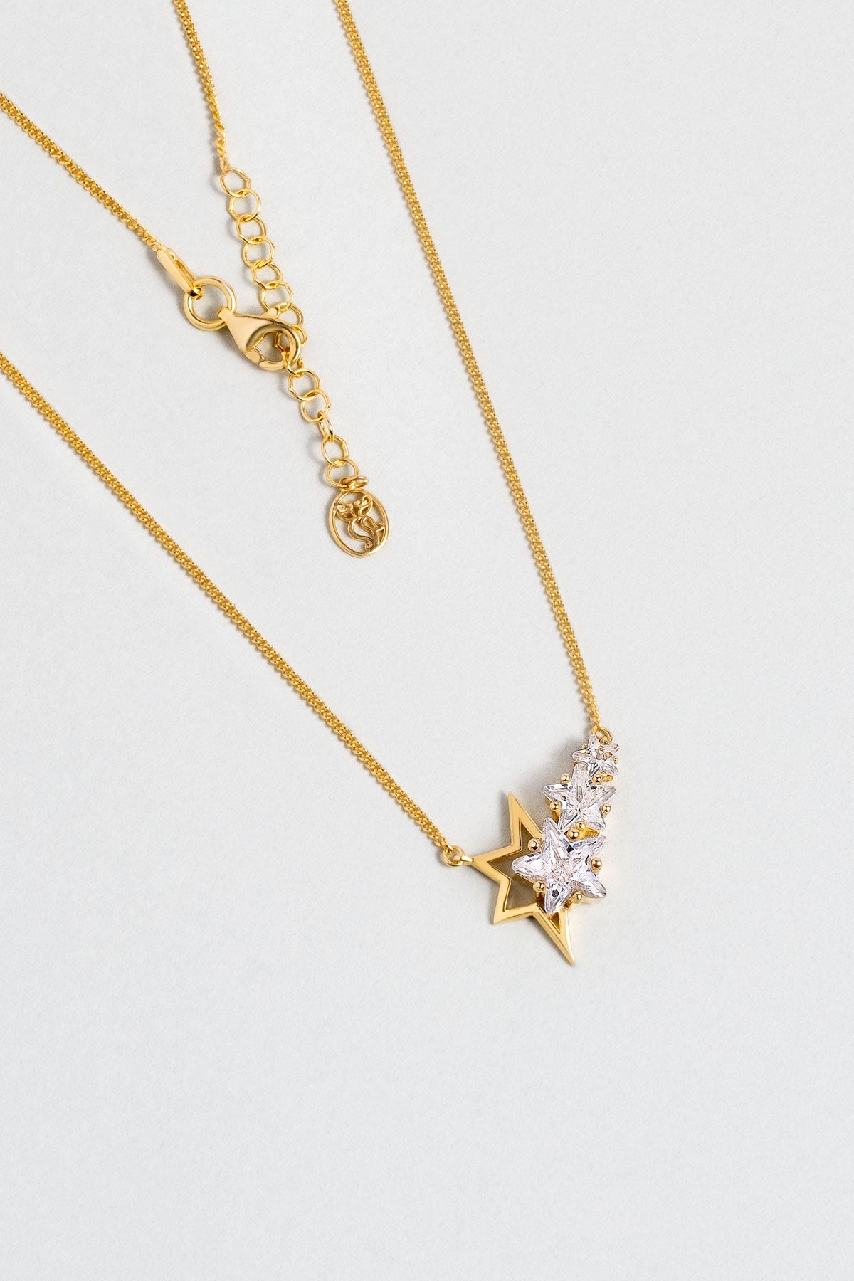 Nova 18 Ayar Sarı Altın Kaplama Gümüş 47 Cm Gümüş Kolye 07312030144