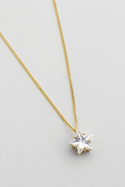 Altair 18 Ayar Sarı Altın Kaplama 45 Cm Gümüş Kolye 07312150144