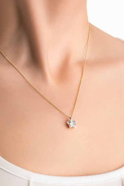 Altair 18 Ayar Sarı Altın Kaplama 45 Cm Gümüş Kolye 07312150144