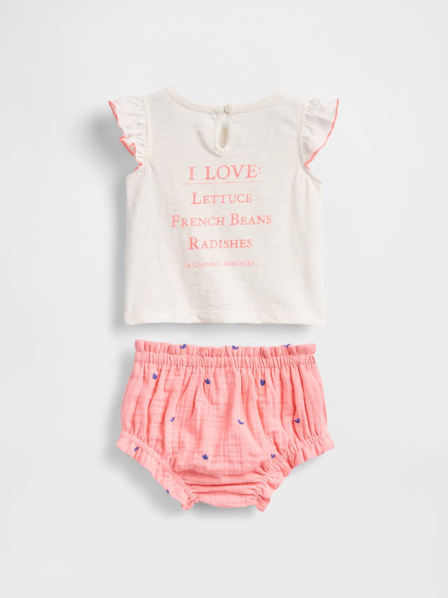 Pembe Peter Rabbit™ T-shirt Outfit Set