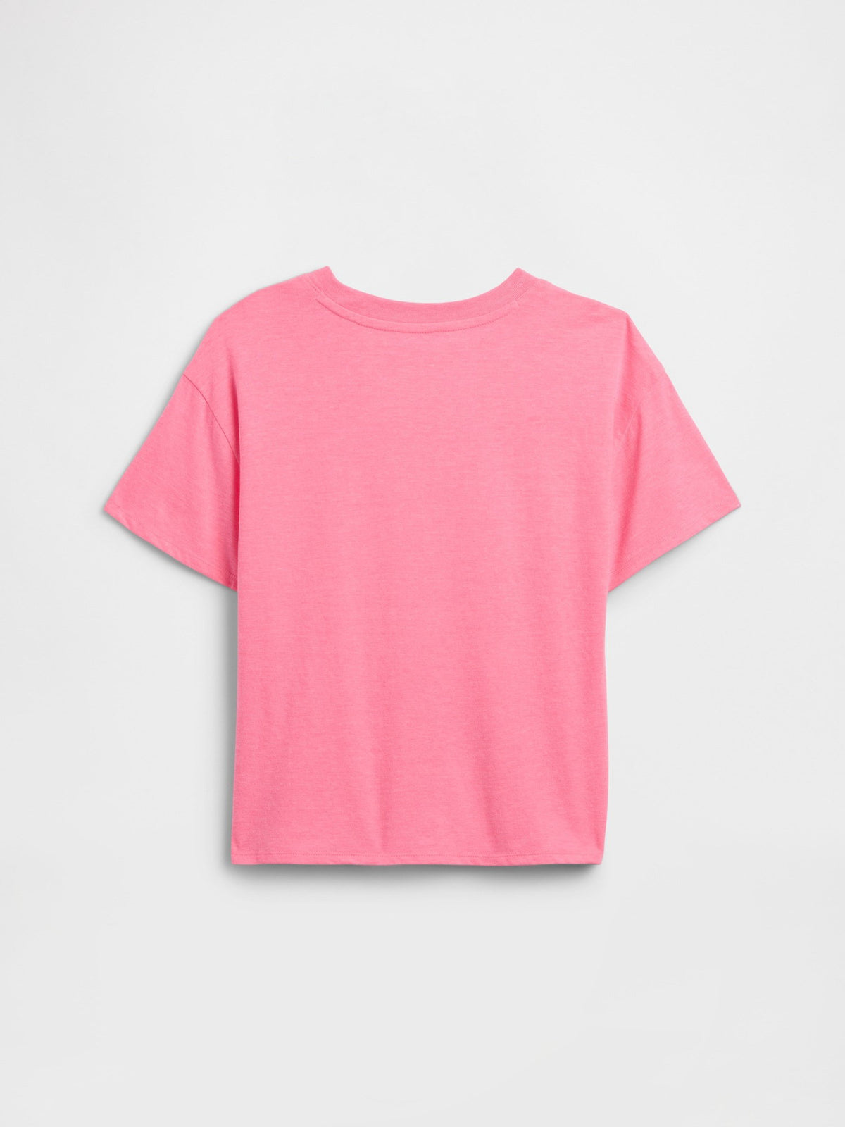 Pembe Oversized Grafik Baskılı T-shirt