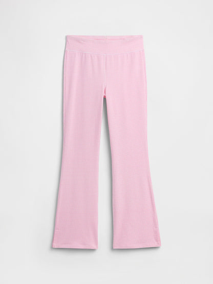 Pembe Pull-on Stretch Jersey Flare Leggings Tayt