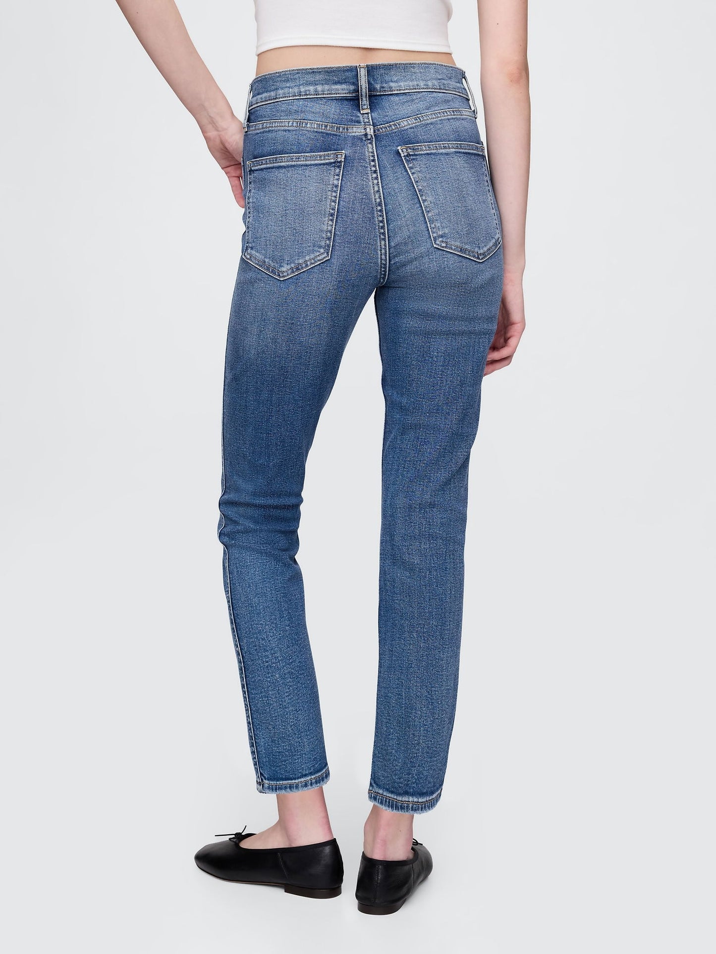 Mavi High Rise Cigarette Washwell™ Jean Pantolon